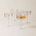 Tuscany Classics Iridescent Coupes, Set of 4