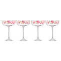 It's Raining Confetti Coupe Glasses, Set of 4