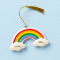 Personalized Rainbow Ornament