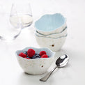 Butterfly Meadow Floral Dessert Bowls, Blue, Set of 4