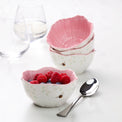 Butterfly Meadow Floral Dessert Bowls, Pink, Set of 4