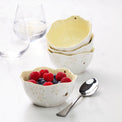 Butterfly Meadow Floral Dessert Bowls, Yellow, Set of 4