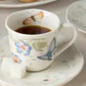 Butterfly Meadow Espresso Cup & Saucer, Set of 4