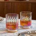 Tuscany Classics Iridescent Double Old Fashioned Glasses, Set of 4