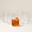 Tuscany Classics Stackable Glass Coolers, Set of 6