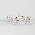 Snoopy Valentine's Day Tumblers, Set of 4