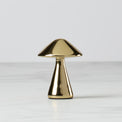 Gold Mushroom Placecard Holder