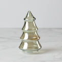 Small Green Luster Glass Tree Canister