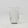 Artisan-Crafted Ruffled Glass Tumbler