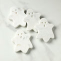 White Marble Ghost Coasters, Set of 4