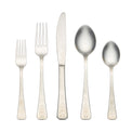 Floral Etch 5-Piece Flatware Place Setting