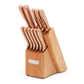 Rame Smooth Copper 12-Piece Cutlery Block Set