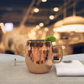 20 Oz Hammered Copper Moscow Mule Mugs, Set of 2