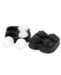 4-Sphere XL Black Silicone Ice Mold