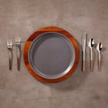 Kelvin Copper Ombre 20-Piece Flatware Set