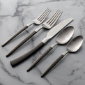 Adjacent Midnight 20 Piece Everyday Flatware Set, Service For 4