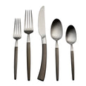 Adjacent Midnight 20 Piece Everyday Flatware Set, Service For 4