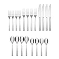 Chef's Table Hammered 20-Piece Everyday Flatware Set, Service For 4