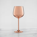 18 Oz Copper Stainless Steel White Wine Glasses, Set of 4