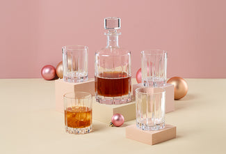 Holiday Gold 4-Piece Balloon Glass Set