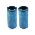 Insulated Sapphire Blue Geode Slim Can Coolers, 2 Pack