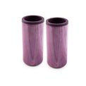 Insulated Garnet Pink Geode Slim Can Coolers, 2 Pack