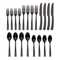 Paris Hammered Gunmetal Titan 18/0 20 Piece Set