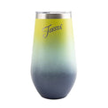 16 Oz Fiesta Cool Ombre Wine Tumbler, Set Of 2