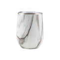 12 Oz Insulated Wine Tumbler, Marble