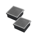 4-Cube Silicone Ice Mold, Set Of 2