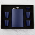 6-Piece Navy Flask Set