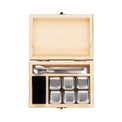 9-Piece Stainless Steel Whiskey Stone Set