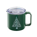 20 Oz Stackable Evergreen Insulated Coffee Mugs, Set Of 2