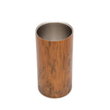 Wood Decal Insulated Stainless Steel Wine Chiller