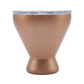 11 Oz Copper Insulated Cocktail Tumblers, Set Of 2