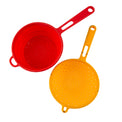 Robert Irvine 2-Piece Silicone Colander Set, Orange