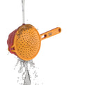 Robert Irvine 2-Piece Silicone Colander Set, Orange