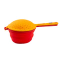 Robert Irvine 2-Piece Silicone Colander Set, Orange