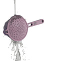 Robert Irvine 2-Piece Silicone Colander Set, Purple