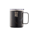 Robert Irvine 16 Oz Black Geode Insulated Coffee Mug