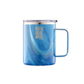 Robert Irvine 16 Oz Blue Geode Insulated Coffee Mug