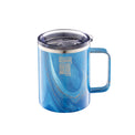 Robert Irvine 16 Oz Blue Geode Insulated Coffee Mug