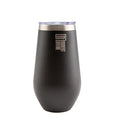 Robert Irvine 16 Oz Black Insulated Wine Tumbler