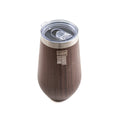 Robert Irvine 16 Oz Wood Insulated Wine Tumbler