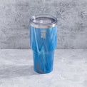 Robert Irvine 30 Oz Blue Geode Insulated All-Purpose Tumbler