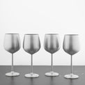 18 Oz Stainless Steel Wine Glasses, Set of 4