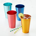 16 Oz Multicolor All-Purpose Cups, Set Of 4