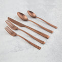 Marlise Copper Satin 20-Piece Flatware Set