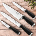 Epicure Black 4 Piece Soft Grip Cutlery Set