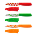 Tomodachi Printed Fruit 3 Piece Paring Knives & Guards